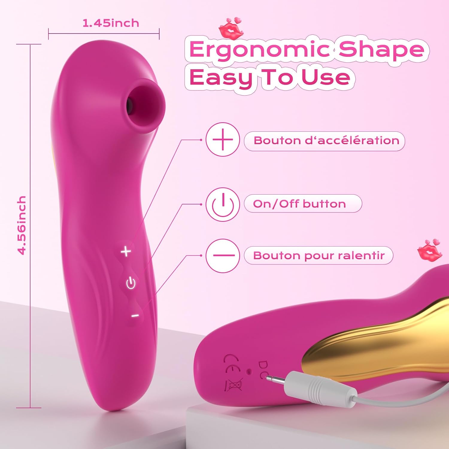 Vibromasseurs Feminin Clitoridien, Sex ToýS Femme Toys 10X10 Modes De Sucer Sextoyse Femme Clitoridienne Stimulateur Vibro-Masseur, Sextoyse Couple Plaisir Gode Vibro-Masseur Jouet Adulte