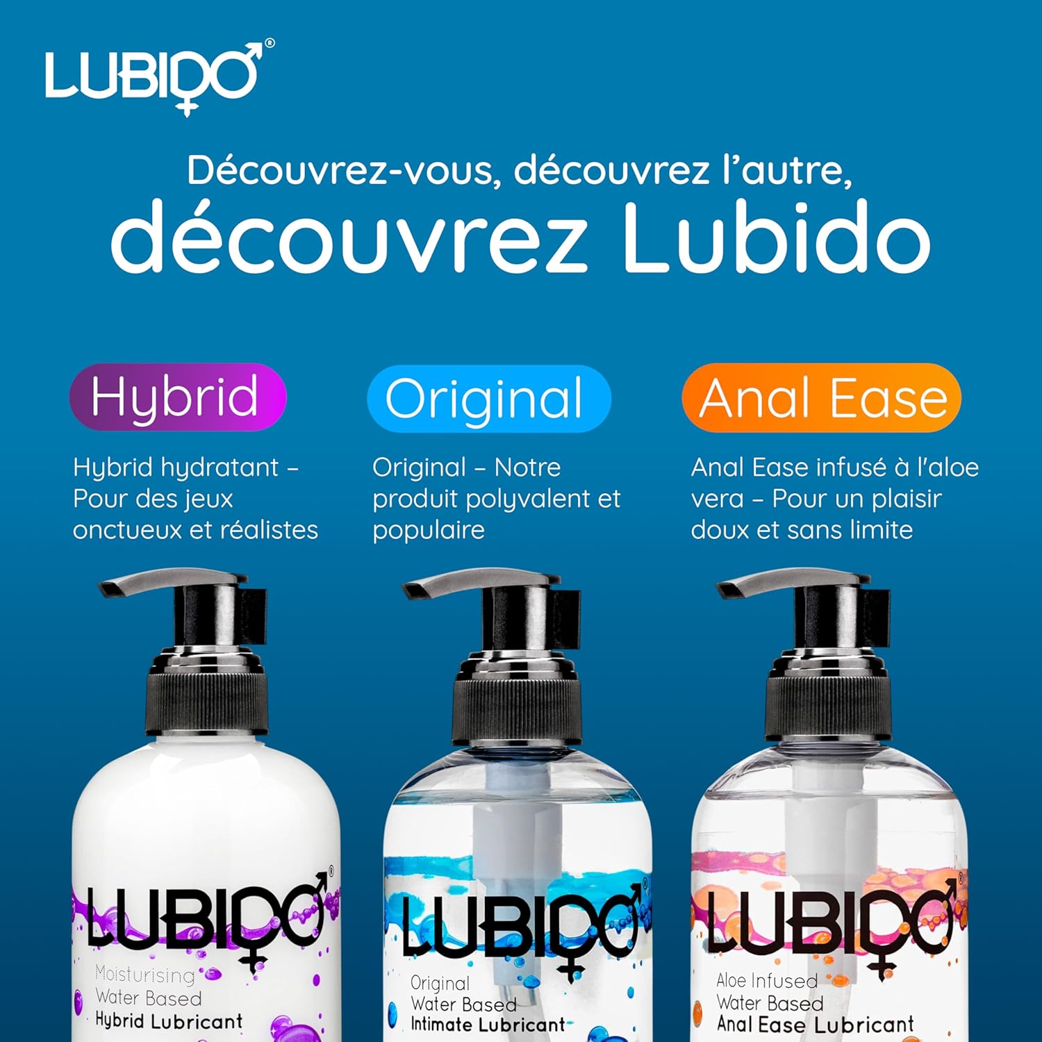 Gel Lubrifiant Intime Original À Base D'Eau Sans Paraben – 250Ml