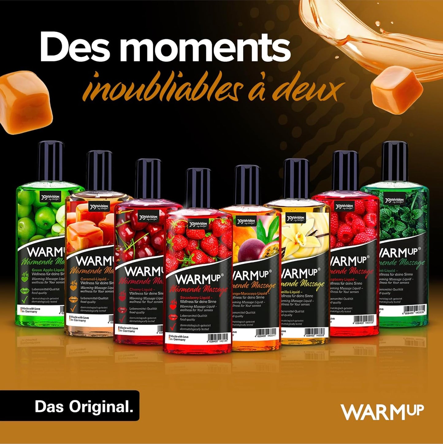 150 Ml Liquide Massage Au Parfum Et Goût Caramel | Effet Chauffant | Comme De L'Huilemassage