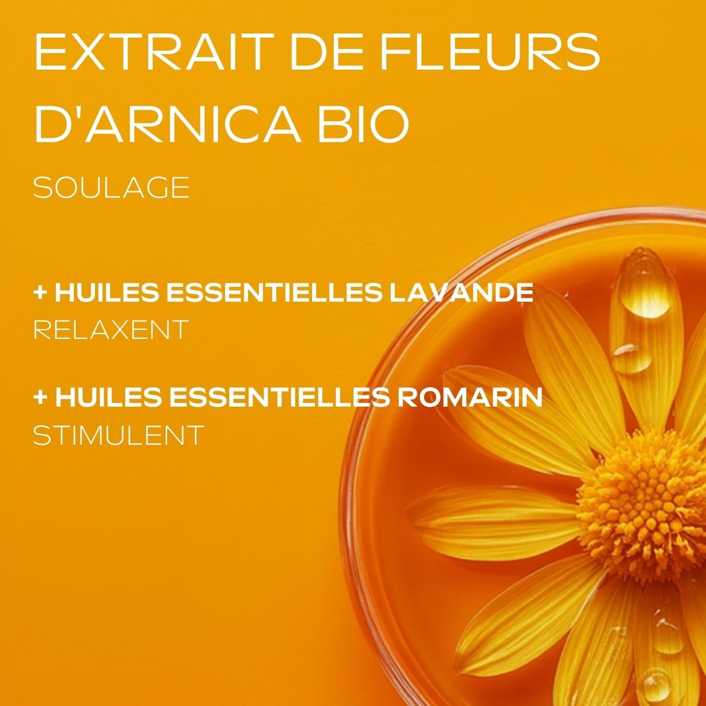 Huile de Massage à l'Arnica - Récupération & Bien-être